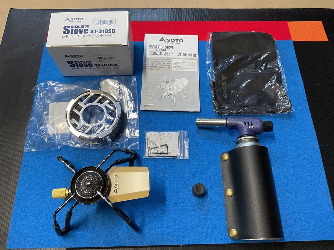 SOTOレギュレーターストーブST-310SBカラー装備品付き新品未使用未点火品