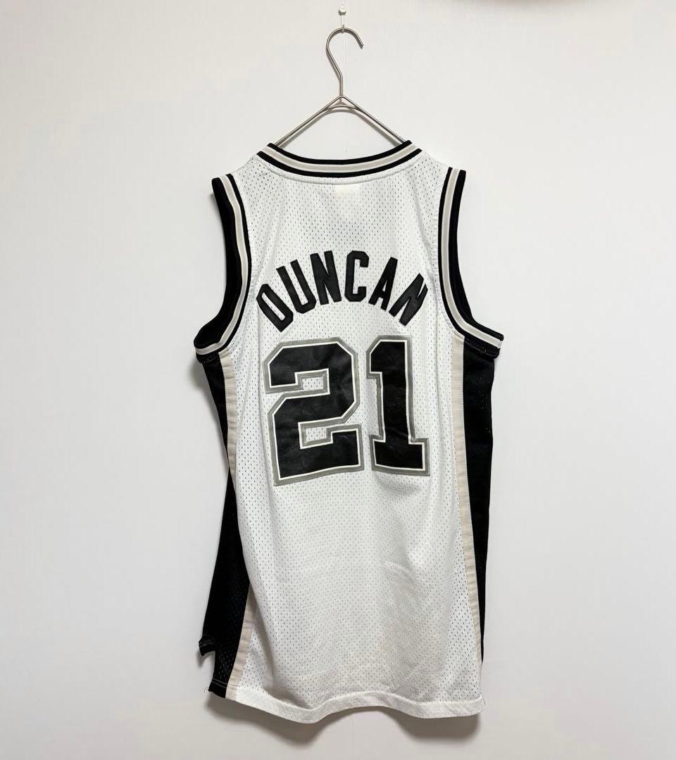 美品 ティムダンカン スパーズ ユニフォーム NBA リーボック #21 M