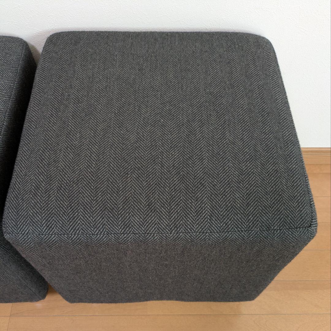 アダル ADAL スツール2脚セット グレー 業務用美容室病院待合カフェ椅子イス