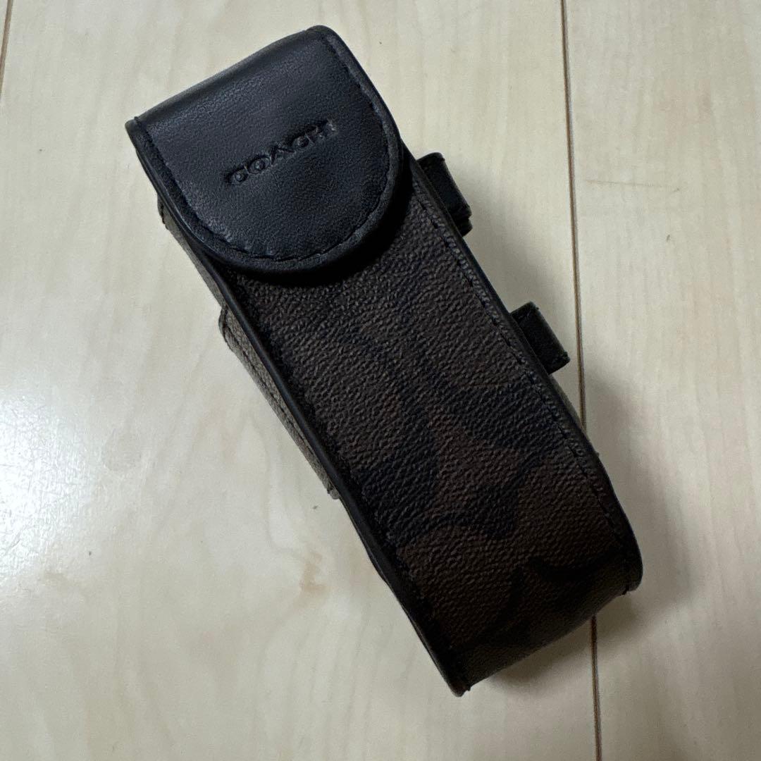 coachゴルフボールケース　ブラウン