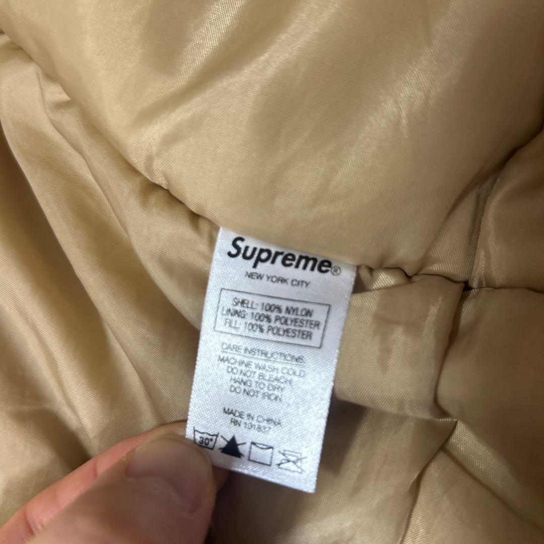 【☆最高傑作☆】Supreme ダウンジャケット XL 水色 腕ロゴ 超激レア