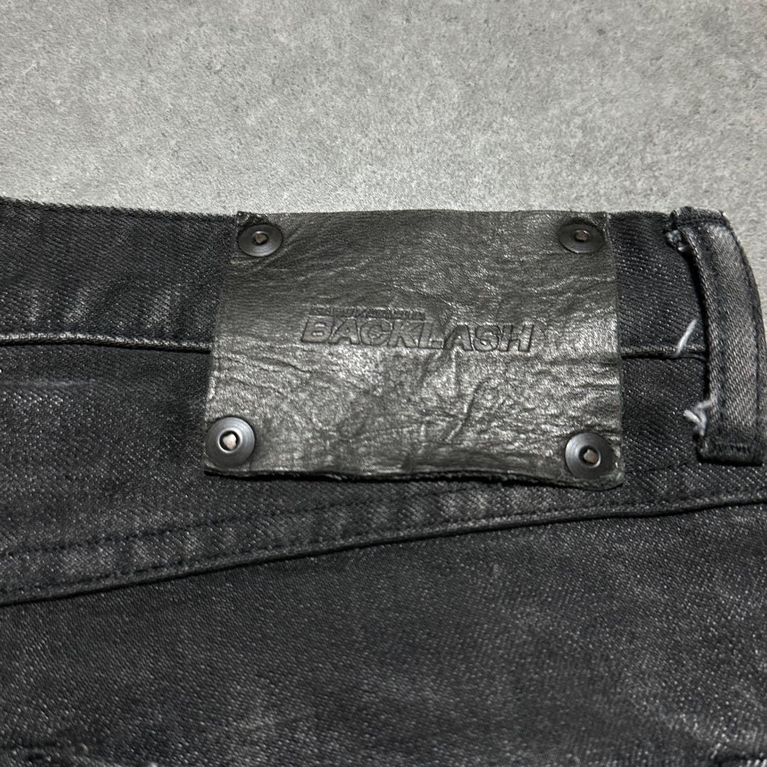 ISAMU KATAYAMA BACKLASH ホースレザー デニムパンツ L