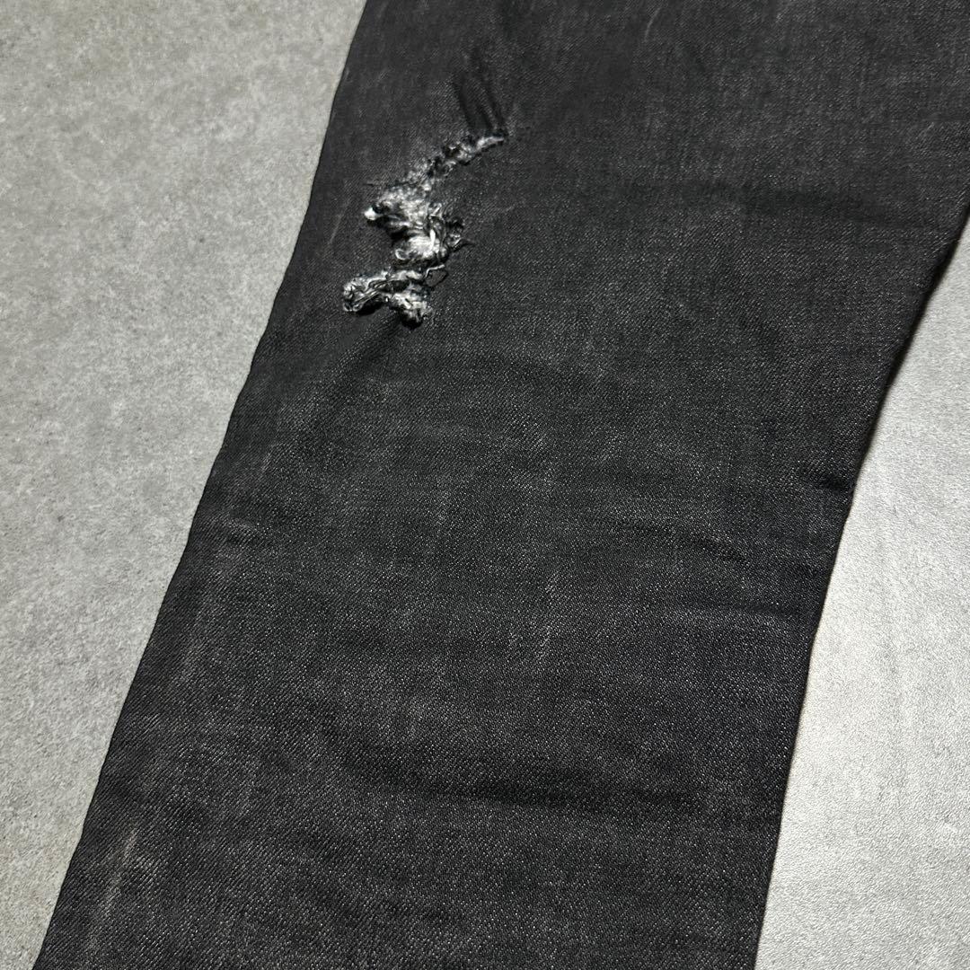 ISAMU KATAYAMA BACKLASH ホースレザー デニムパンツ L