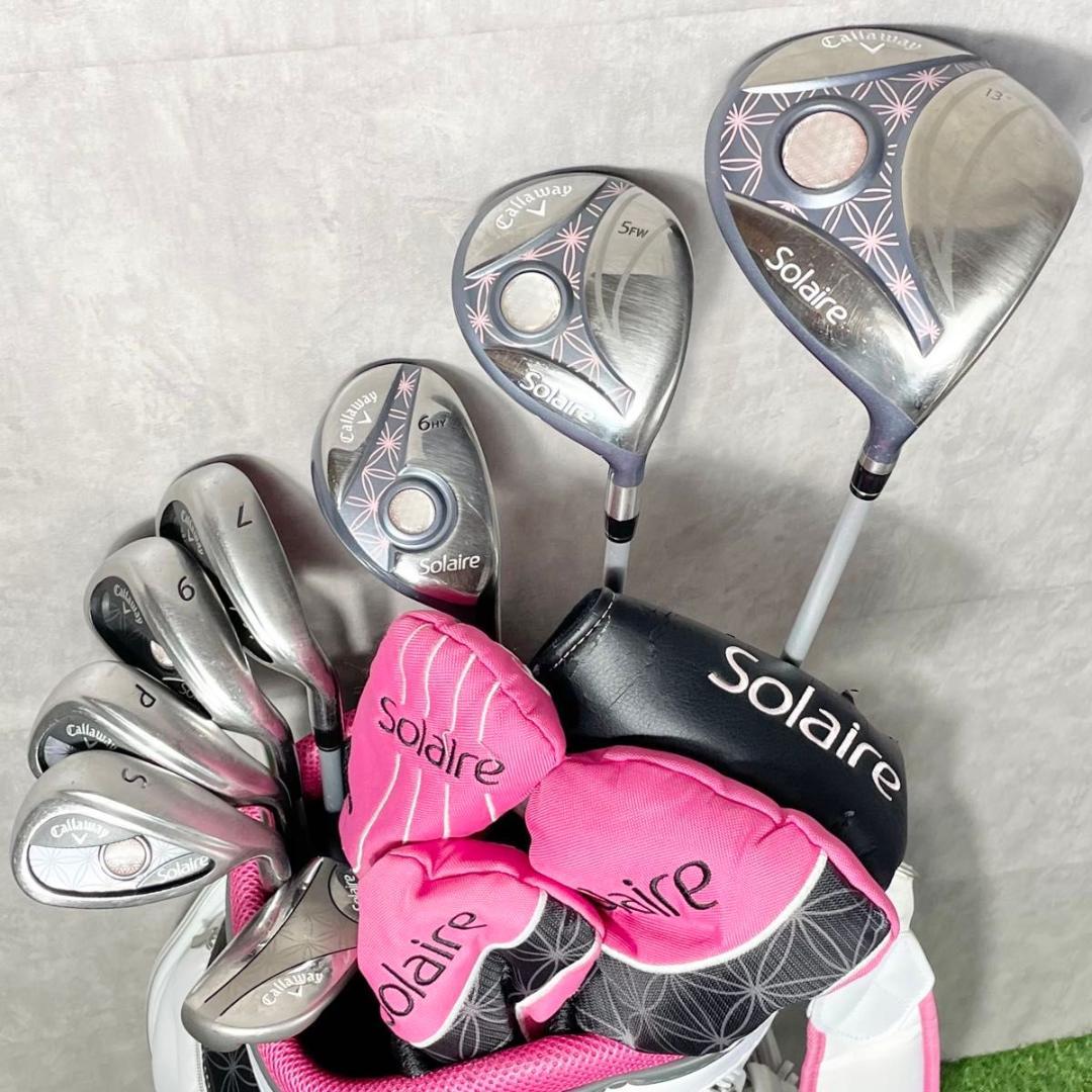 キャロウェイ ソレイユ 現行モデル レディース L ゴルフクラブセット 8本 右