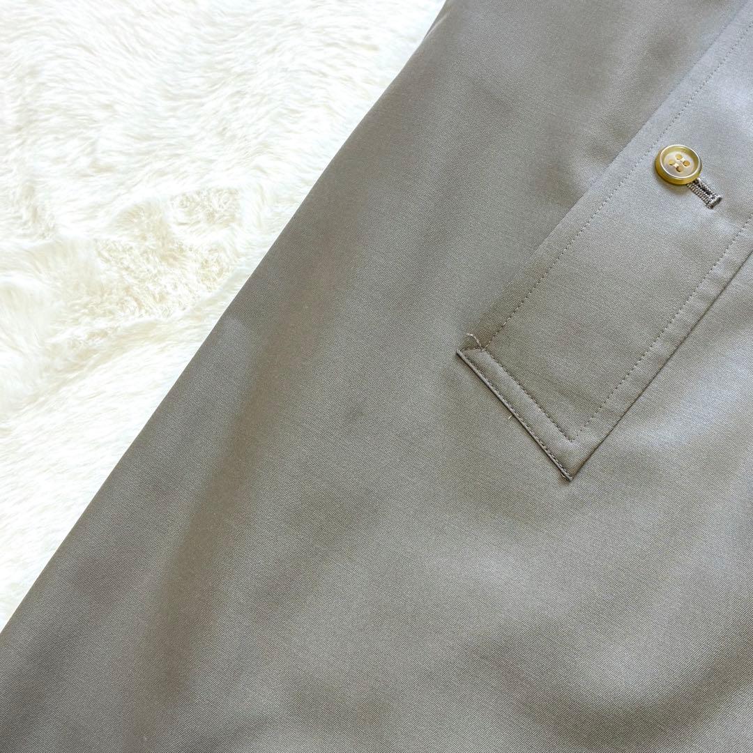90s BURBERRY シルク混バルマカーンコート カシミヤ混ライナー 玉蟲の