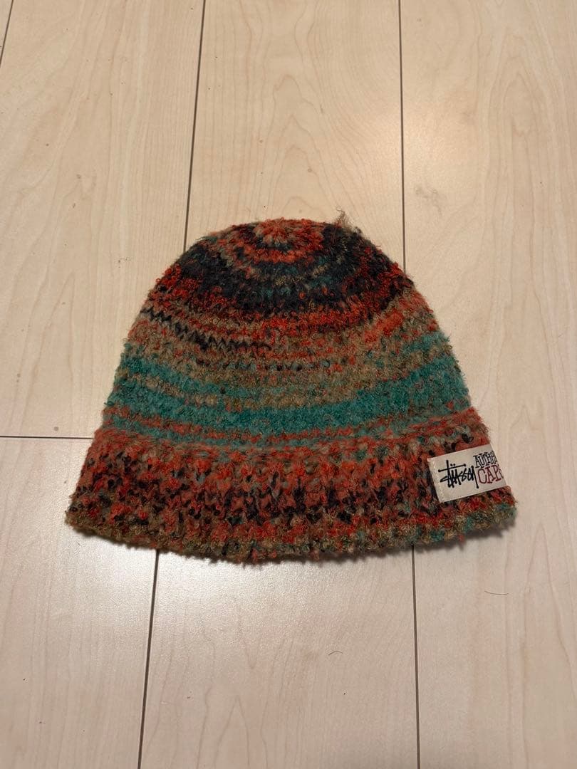 即完アイテム！STUSSY SKULLCAP TEXTURED YARN - メルカリ