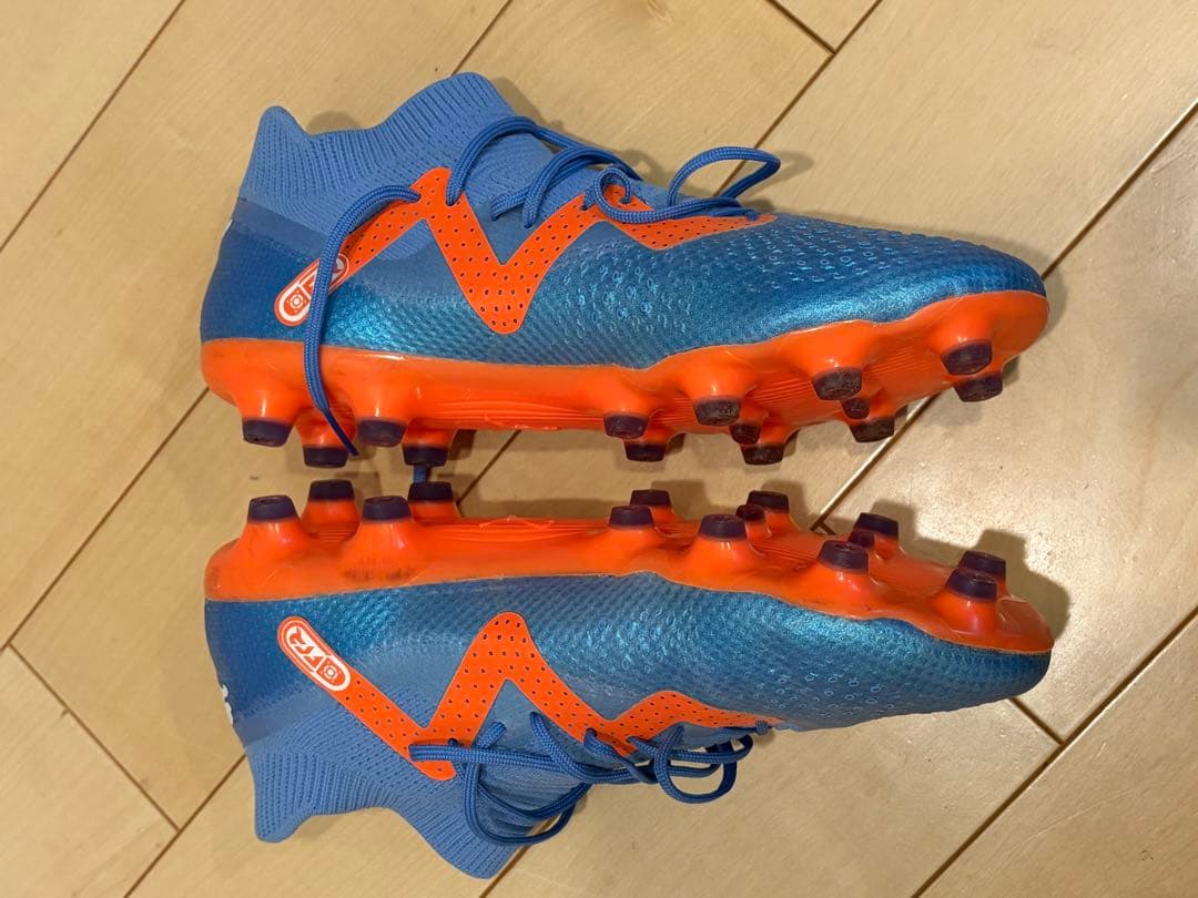 Puma サッカーシューズ 青/オレンジ FG