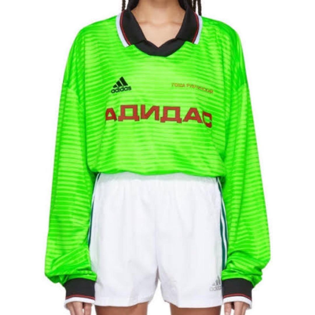 gosha rubchinskiy × adidas ゲームシャツ トップス - メルカリ