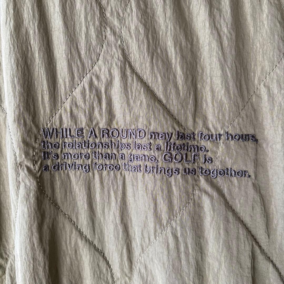 別注TaylorMade×UNITED ARROWSキルティング プルオーバー