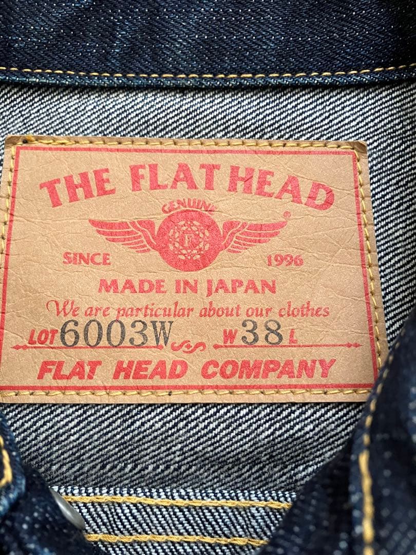 THE FLATHEAD デニムジャケット 38 6003w フラットヘッド