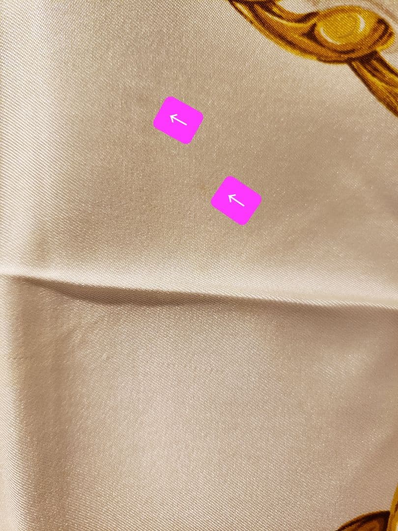 【レアデザイン】CHANEL　ヴィンテージ　ゴールドチェーン　CoCo　シルク