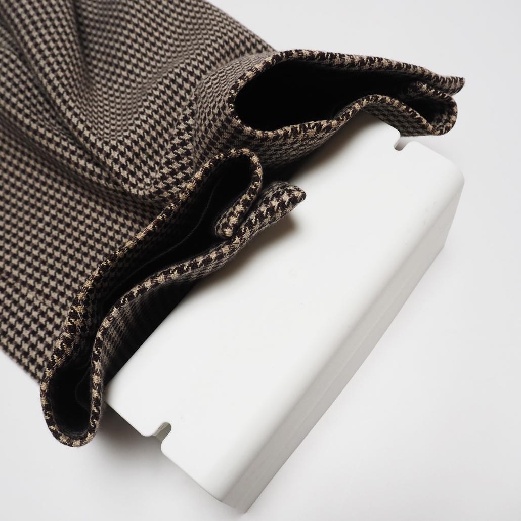 MARNI COMMESSA ガンクラブチェック ロングチェスターコート 46