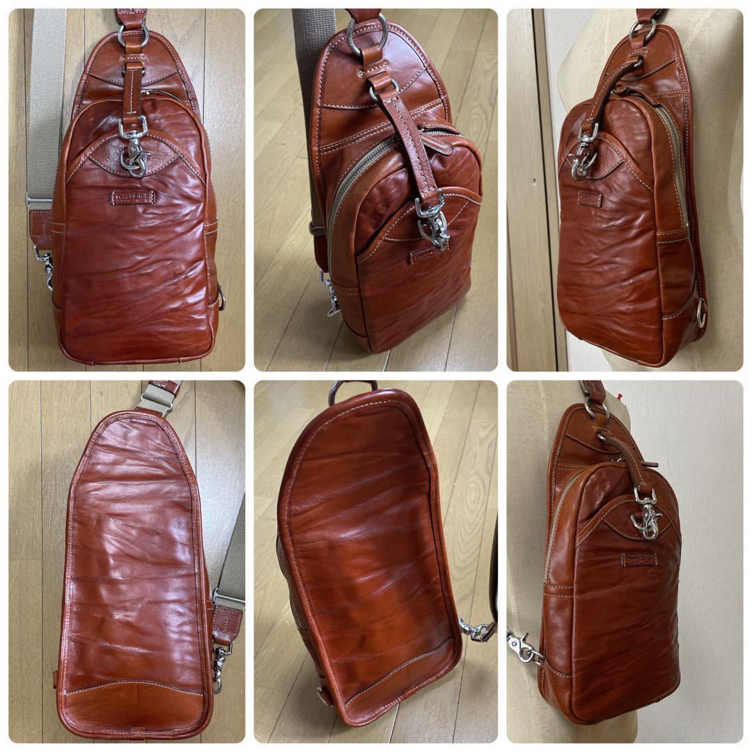 ダニエル&ボブDaniel＆Bobボディバッグピッポロディレザー中古カモフラ