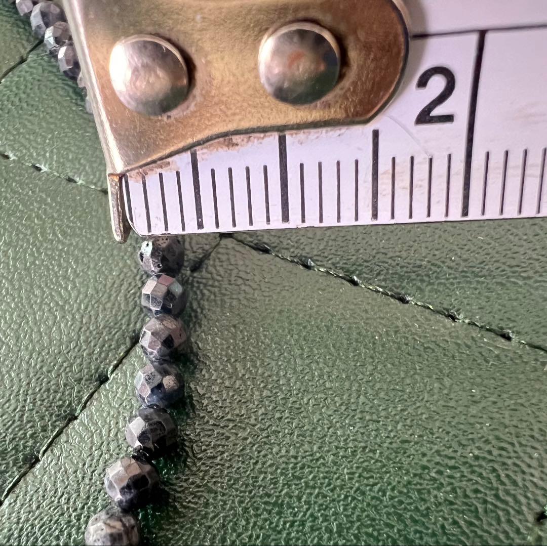 【新品】ブラックサファイアK18スライドアジャスター付きブレスレット⭐︎