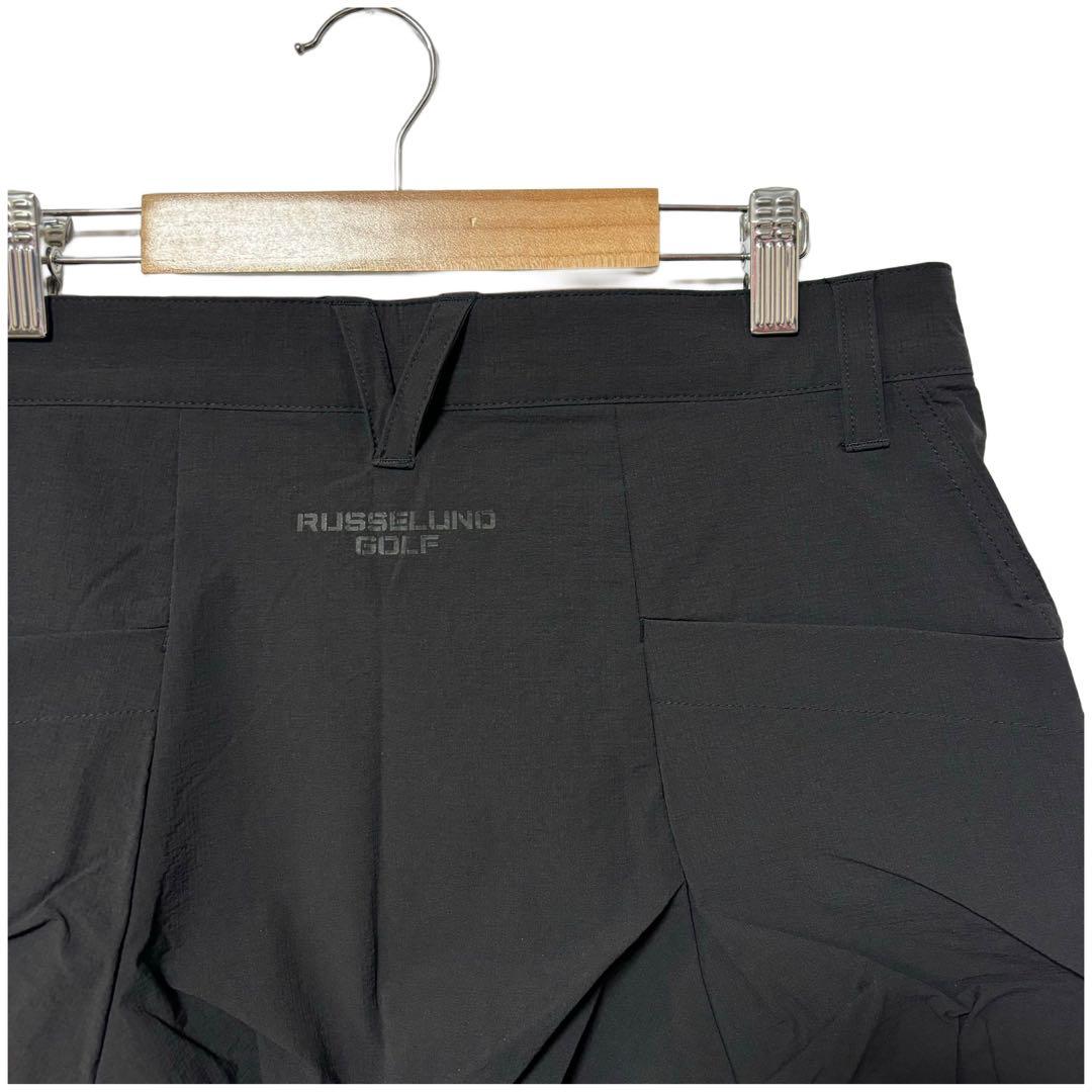 新品 ラッセルノ ゴルフ ストレッチ カーゴ ロングパンツ ブラック M 4