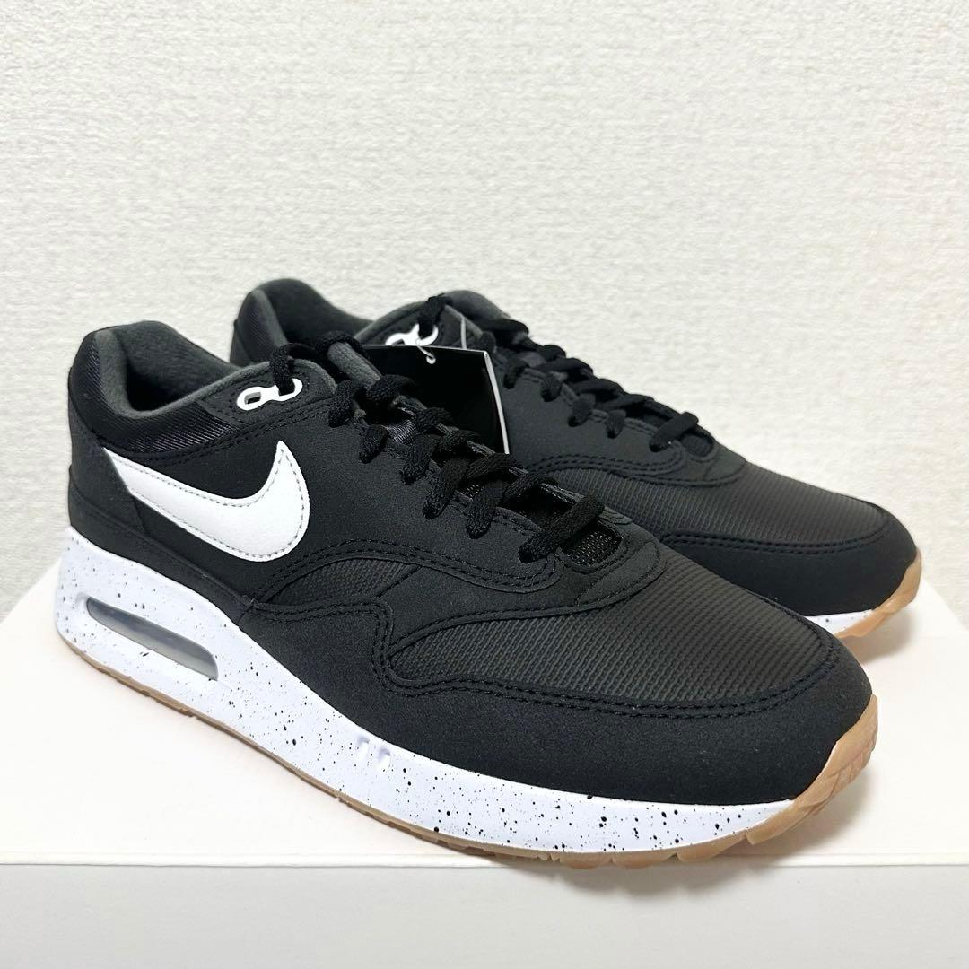 ナイキ ゴルフ 25.5cm エアマックス 1 シューズ スパイク 靴 白