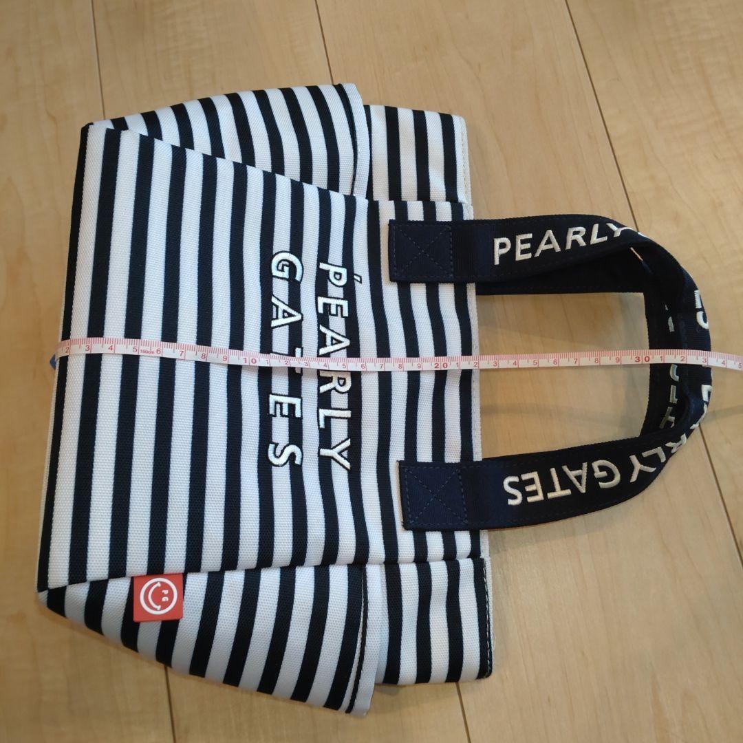 あ*ん様 PEARLY GATES ストライプ　カートバッグ