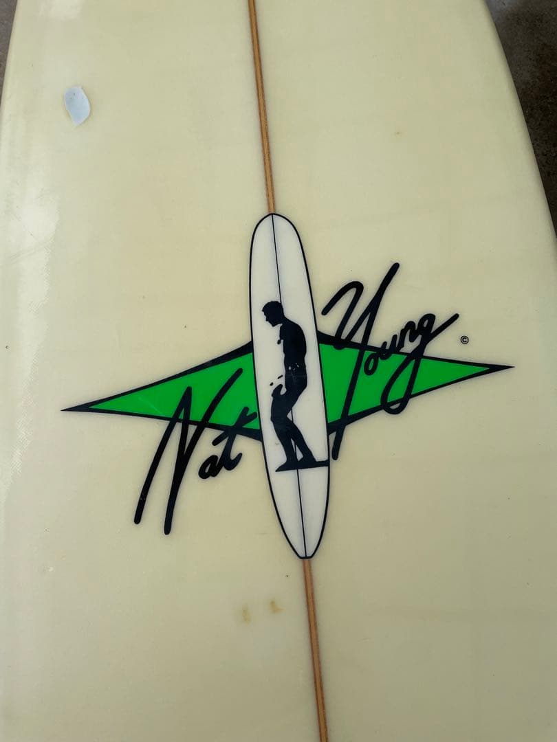 ナットヤング　サーフボード　ミッドレングス　8f ポールハッチンソン　ミニロング