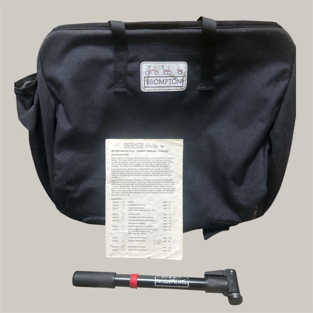 brompton M6Rレーシンググリーン単色 英国製 2011 バッグ付き