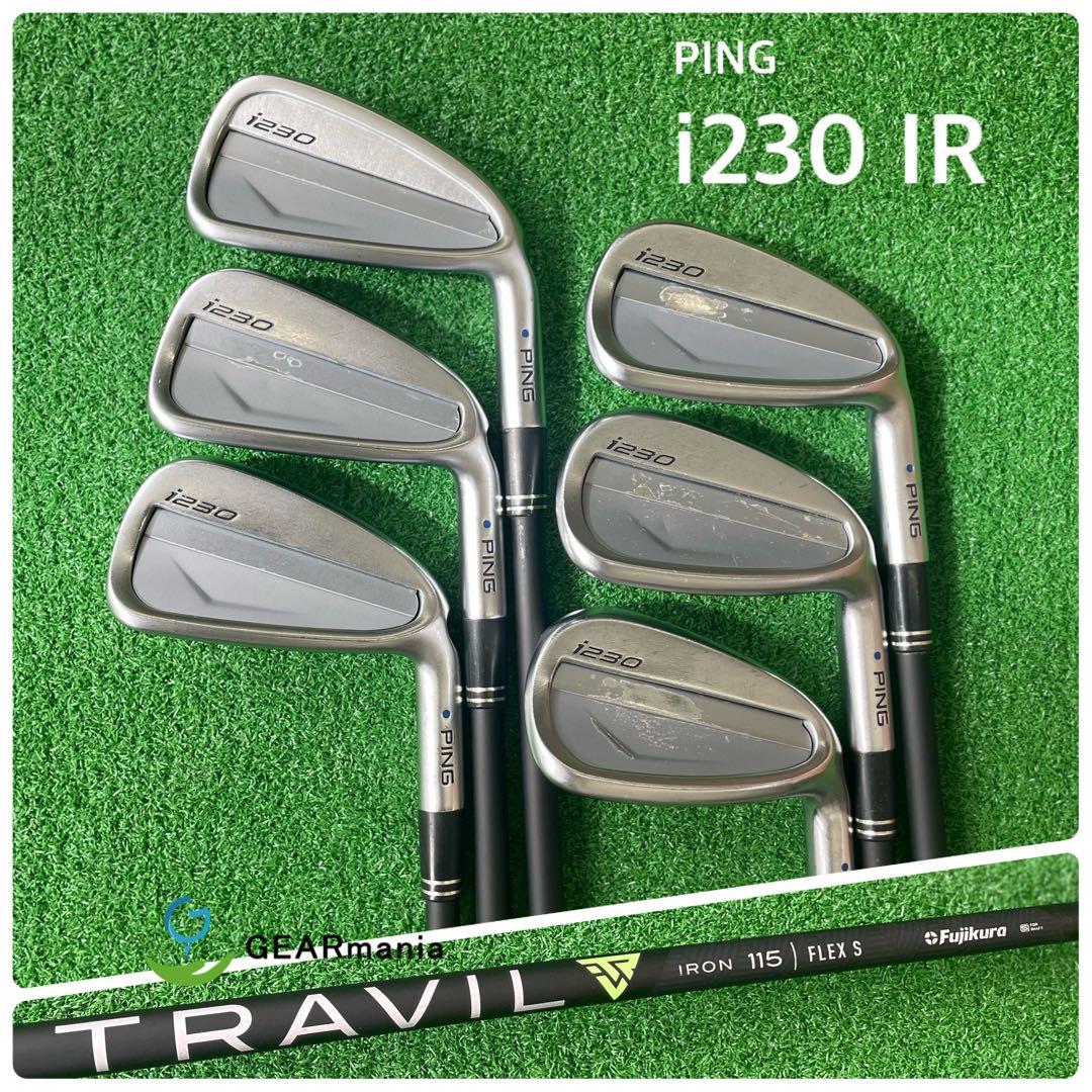 美品】PING i230アイアン6本セット（5-W） モーダス105R PING ピンi230