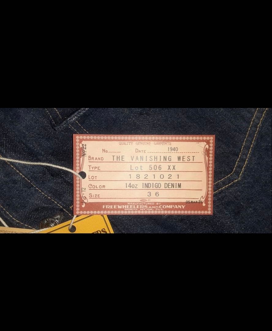 FREE WHEELERS “Lot 506XX”