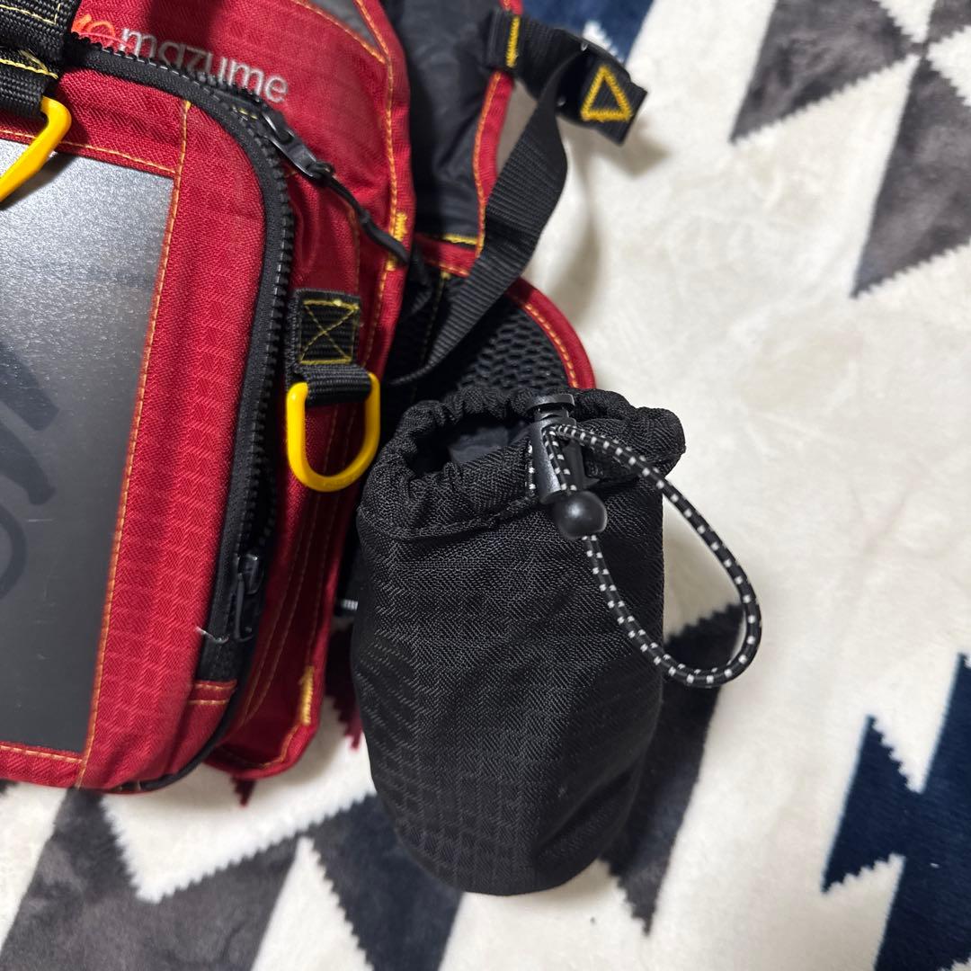 マズメライフジャケット レッド LEDライト付き