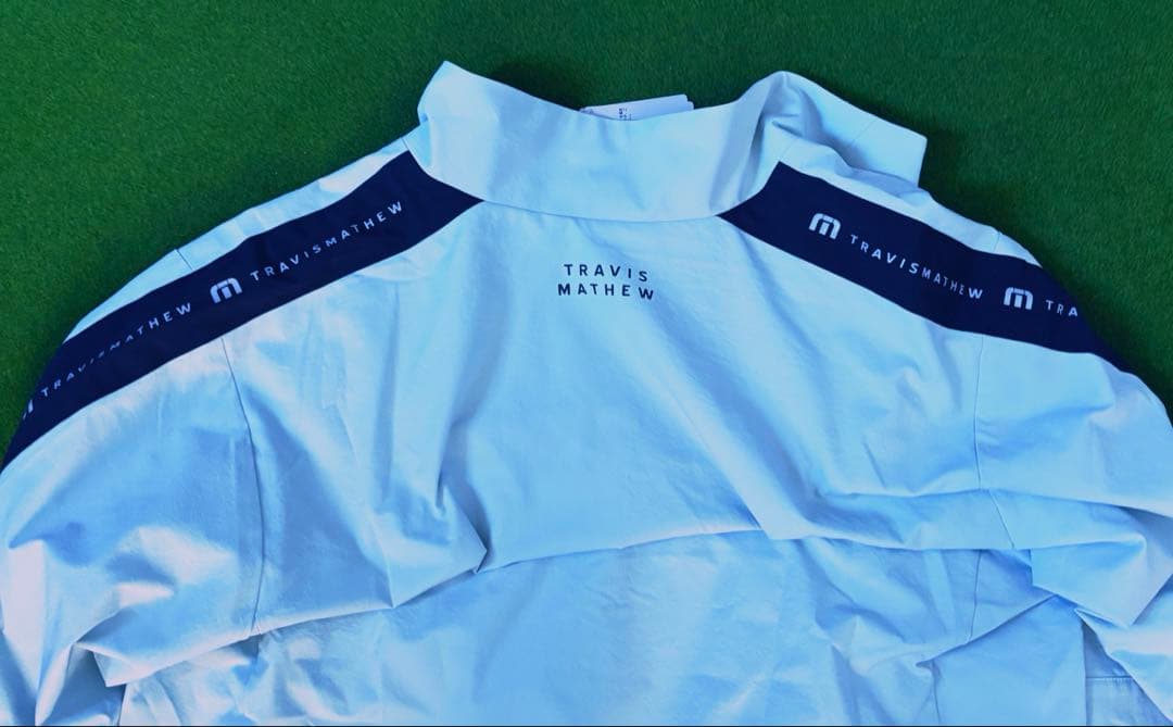 新品未使用トラビスマシュー　ラインウインドブレーカー　メンズMサイズ　ジェダイド