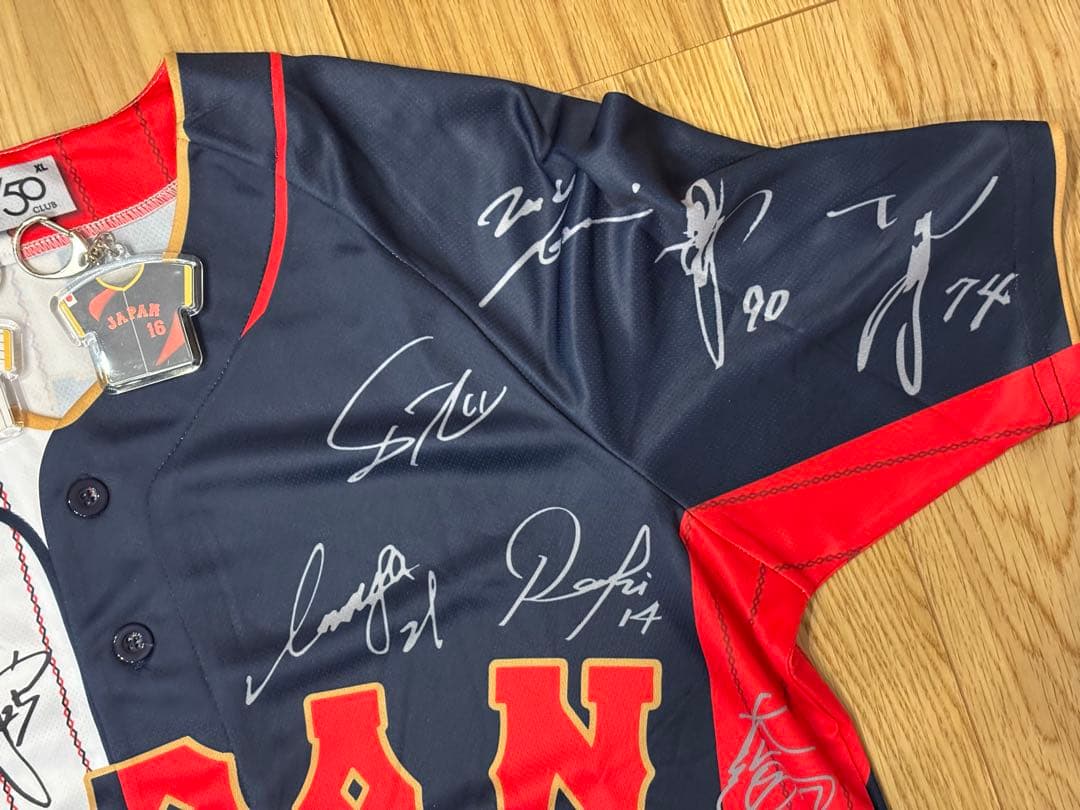 ⭐️大人気WBCミックス仕様⭐️非売品 大谷翔平 日本代表サインユニフォーム＆キー