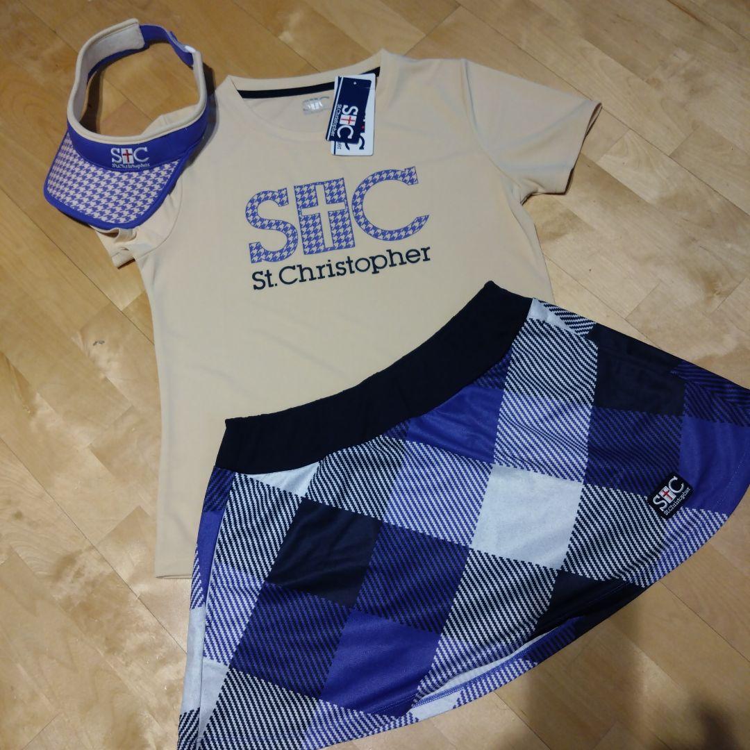 土日限定！！st. Christopherウエア上下 ➕️バイザー　未使用含