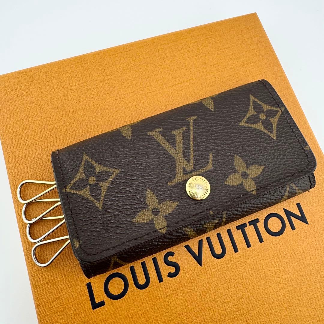 【極美品】ルイヴィトン ミュルティクレ4 キーケース 4連 モノグラム