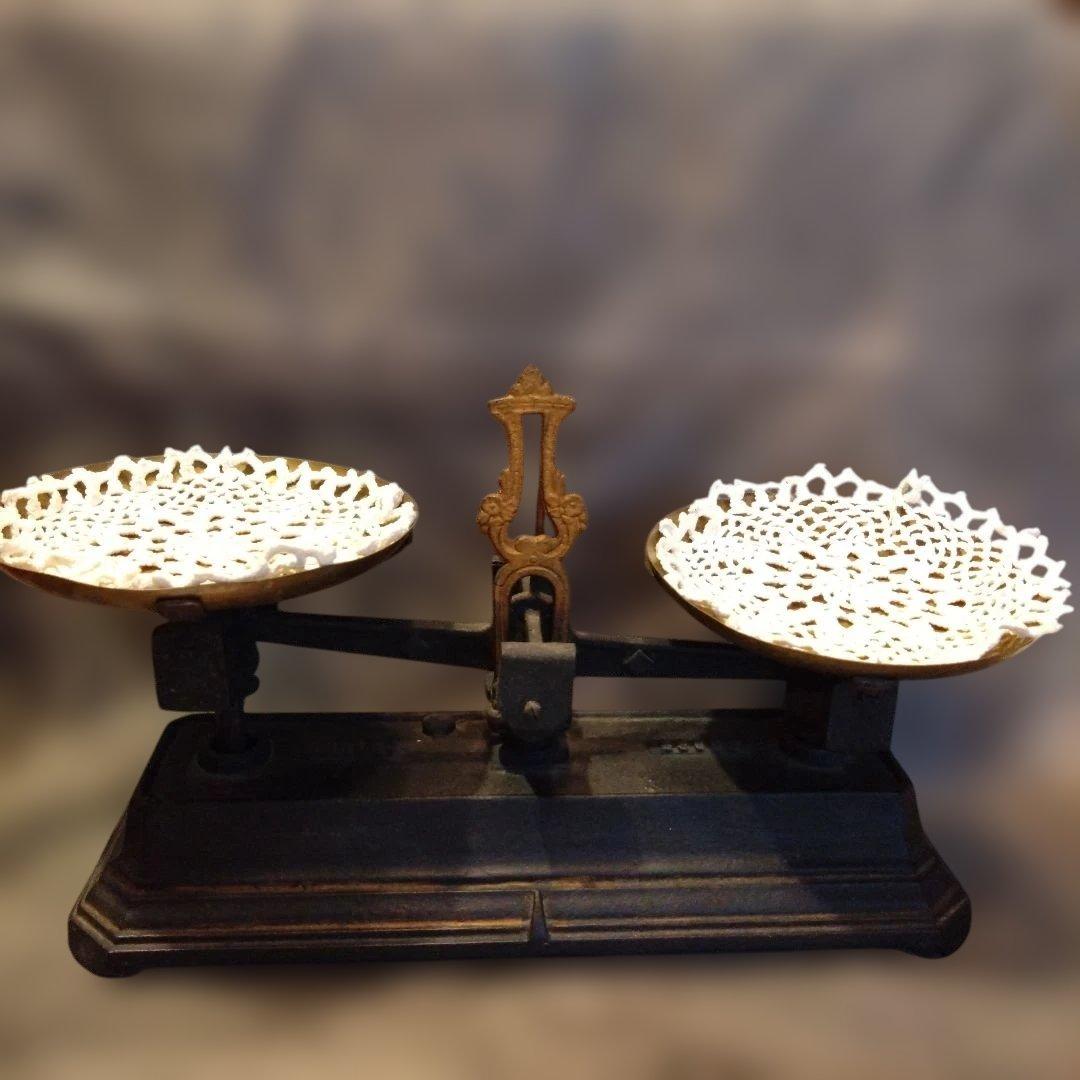 フランス　アンティーク　両天秤　EL FORCE