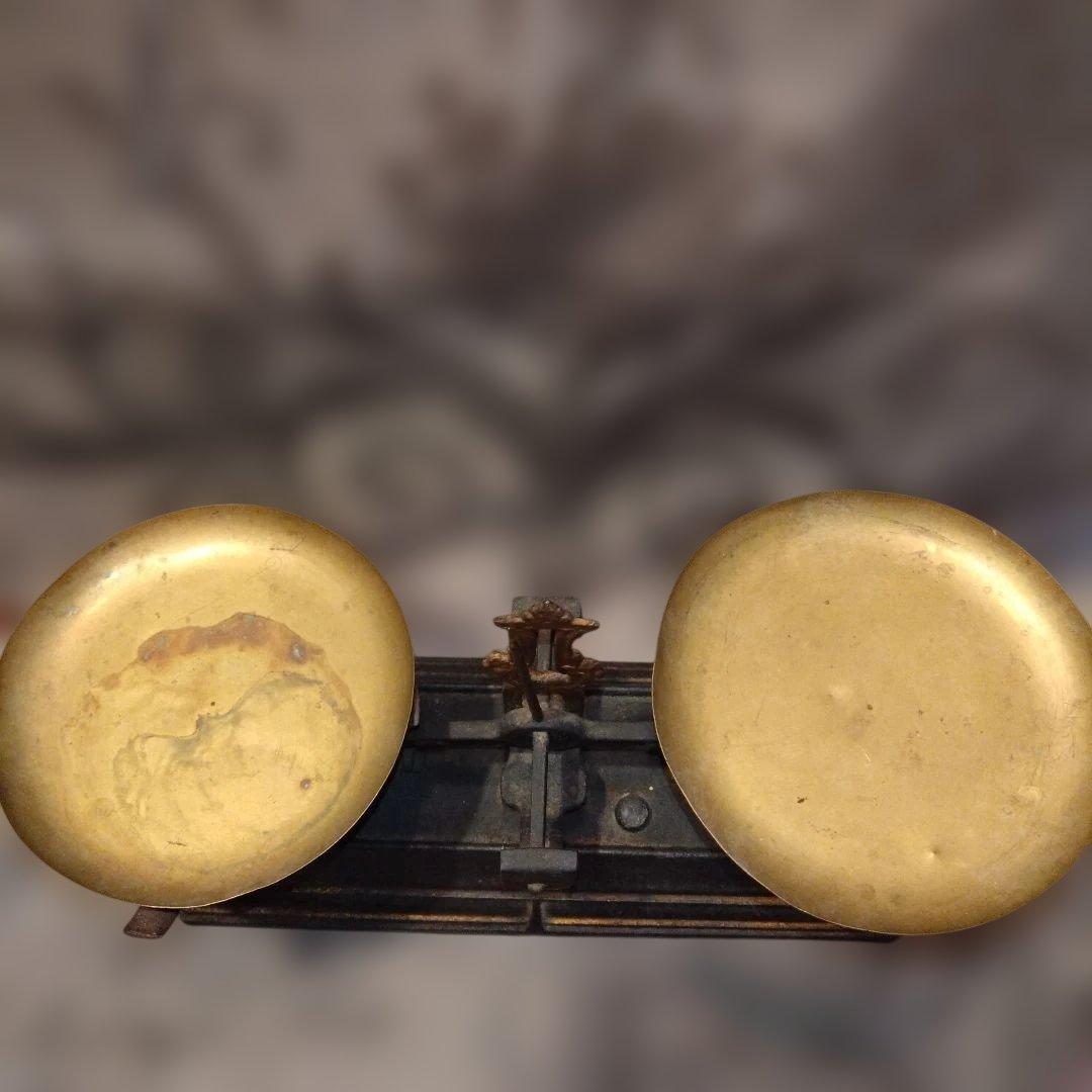 フランス　アンティーク　両天秤　EL FORCE