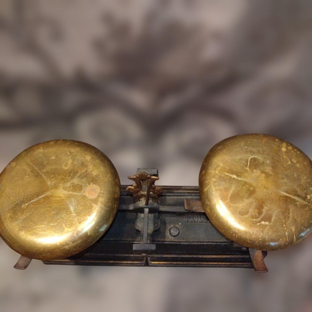 フランス　アンティーク　両天秤　EL FORCE