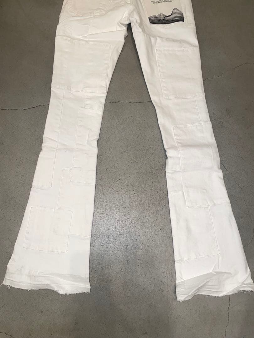 VALABASAS バラバサス ホワイト フレアデニム 28 新品未使用 - メルカリ
