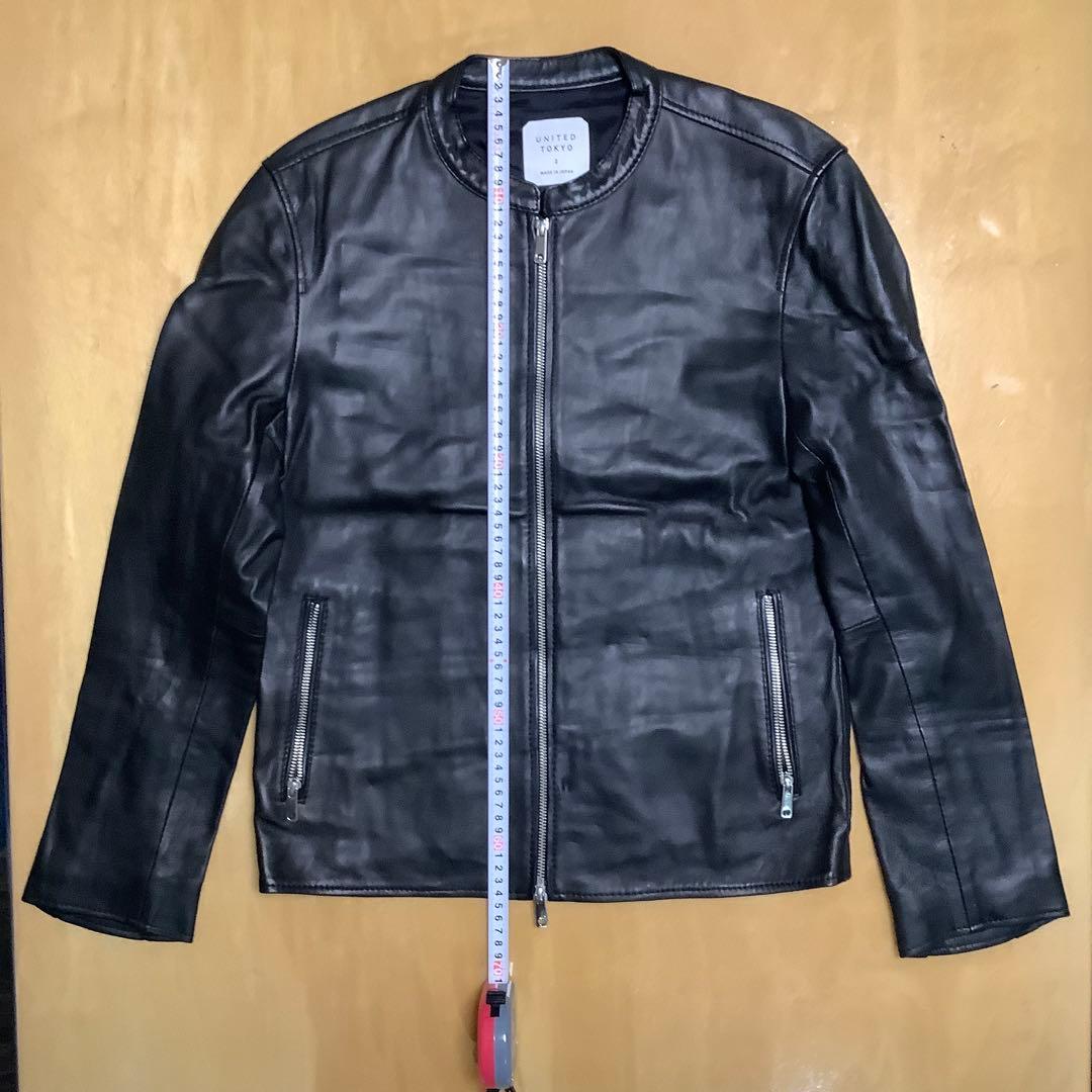 UNITED TOKYO ブラック レザージャケット サイズ2 - メルカリ