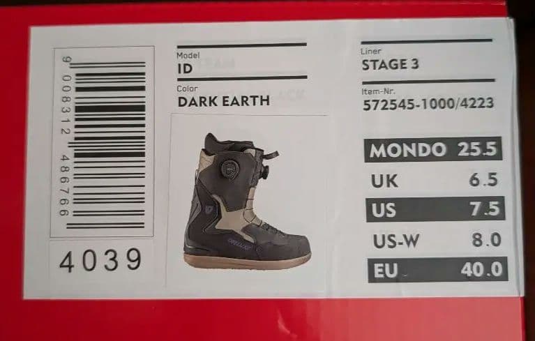 DEELUXE ID DUAL BOA (25-26モデル) - 25.5cm