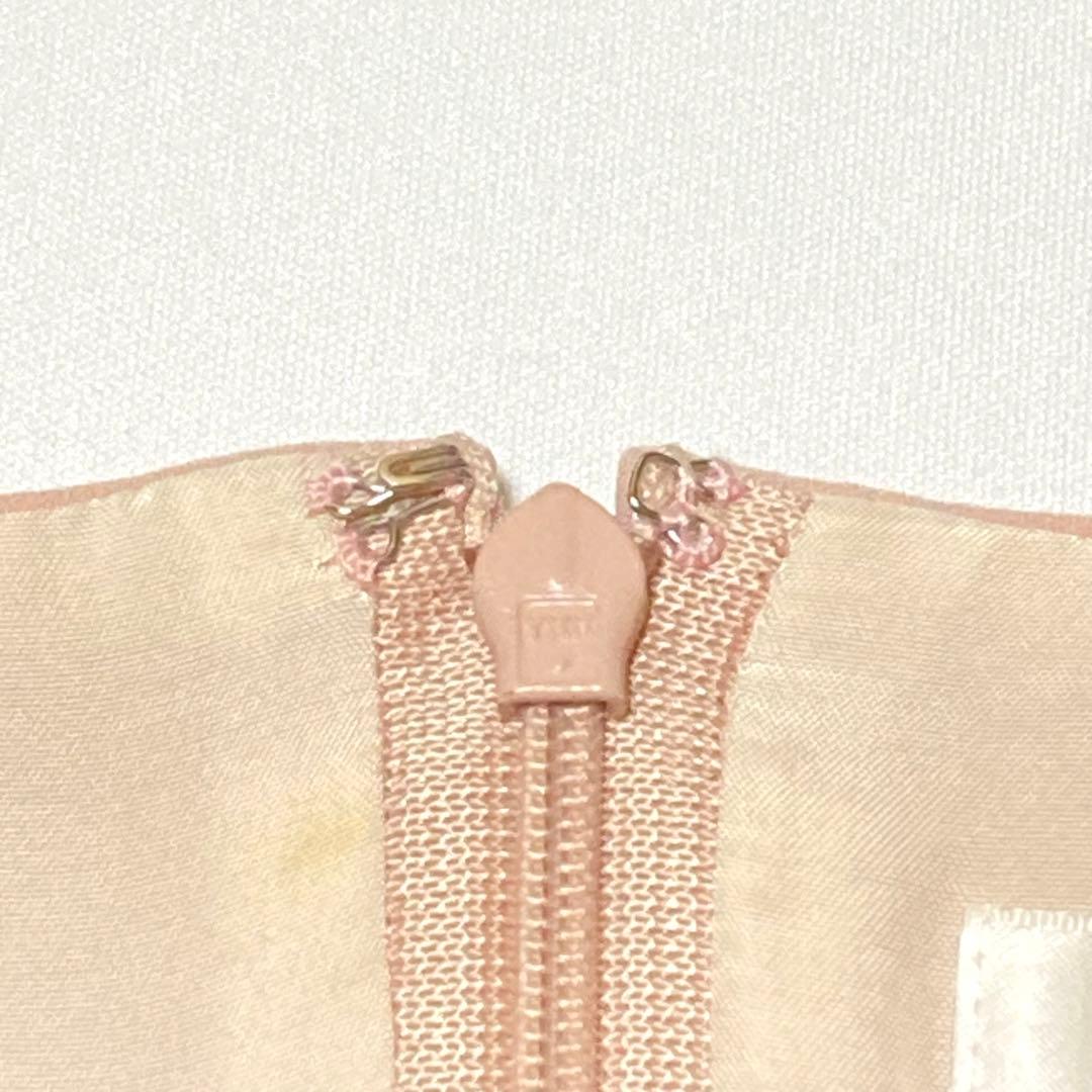 ☆Rene ルネ☆ワンピース ひざ丈 ピンクベージュ フレンチスリーブ