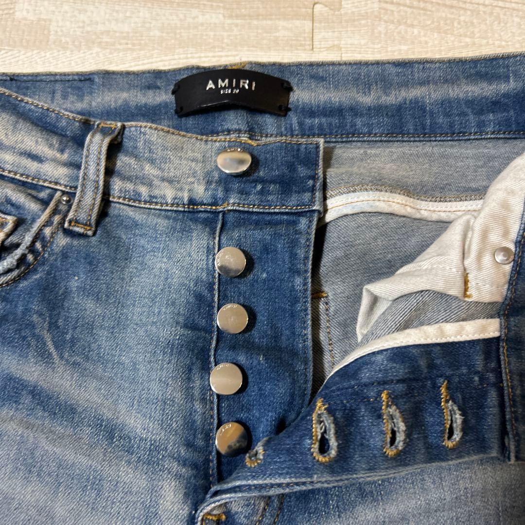 （名作・美品）AMIRI ショットガンダメージデニム　29