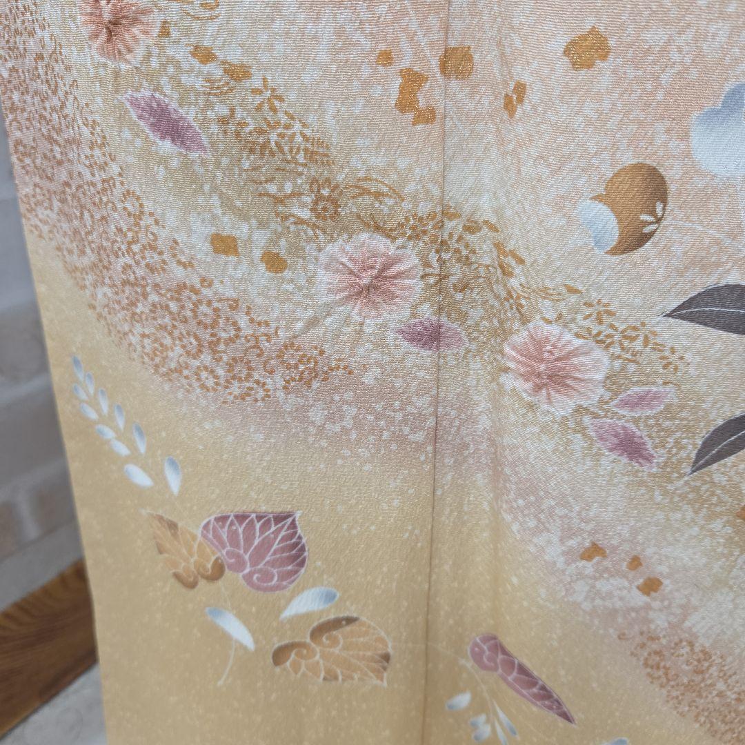 辻ケ花訪問着4点フルセット、 着物、袋帯、帯締め、帯揚げ