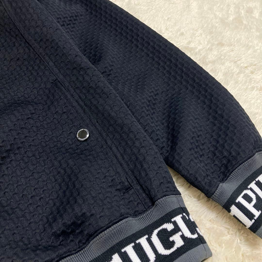 定価8.25万円　1PIUTUGUALE3 ジップアップフーディ　ブラック