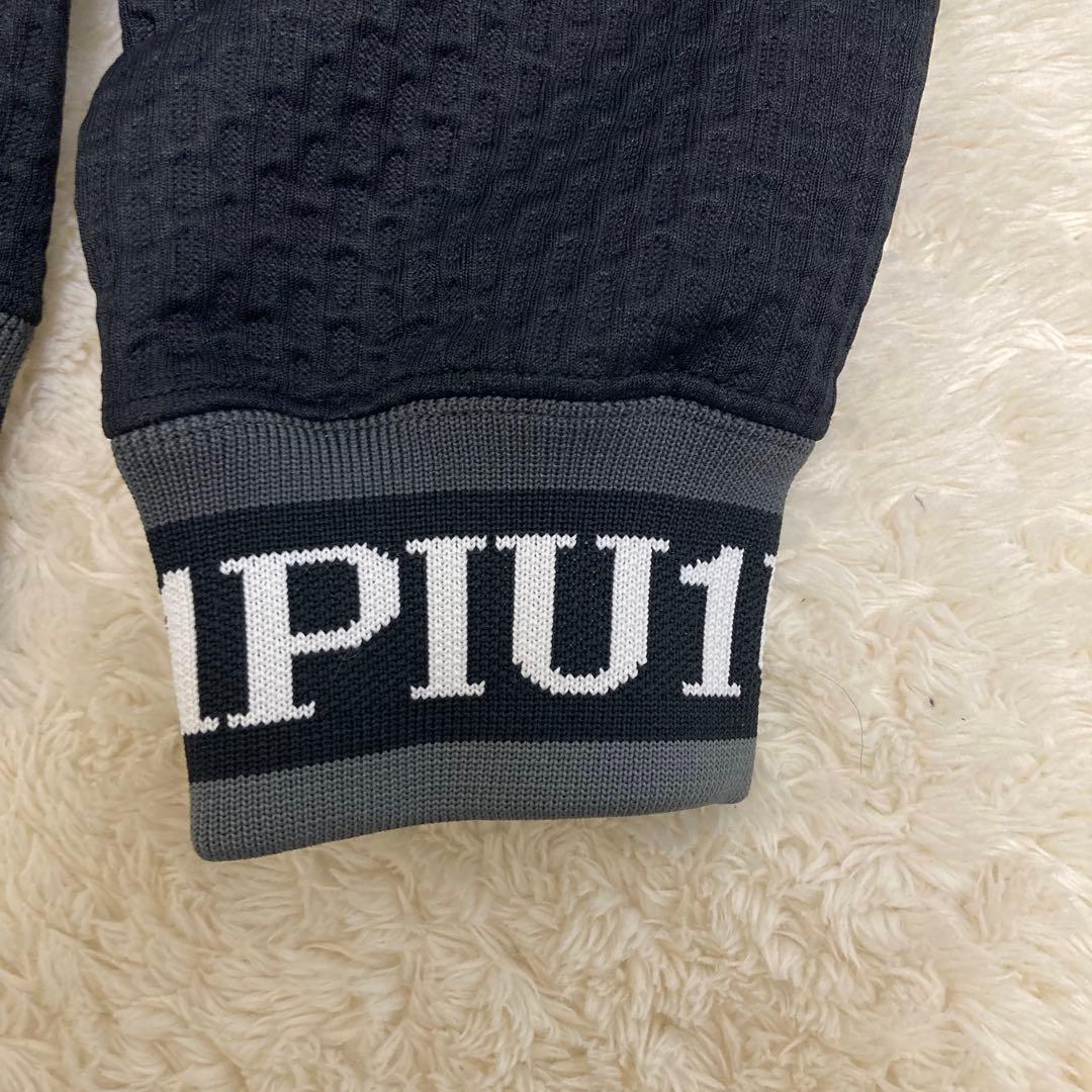 定価8.25万円　1PIUTUGUALE3 ジップアップフーディ　ブラック