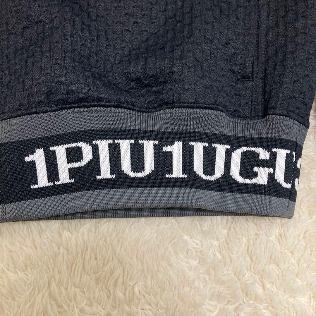 定価8.25万円　1PIUTUGUALE3 ジップアップフーディ　ブラック