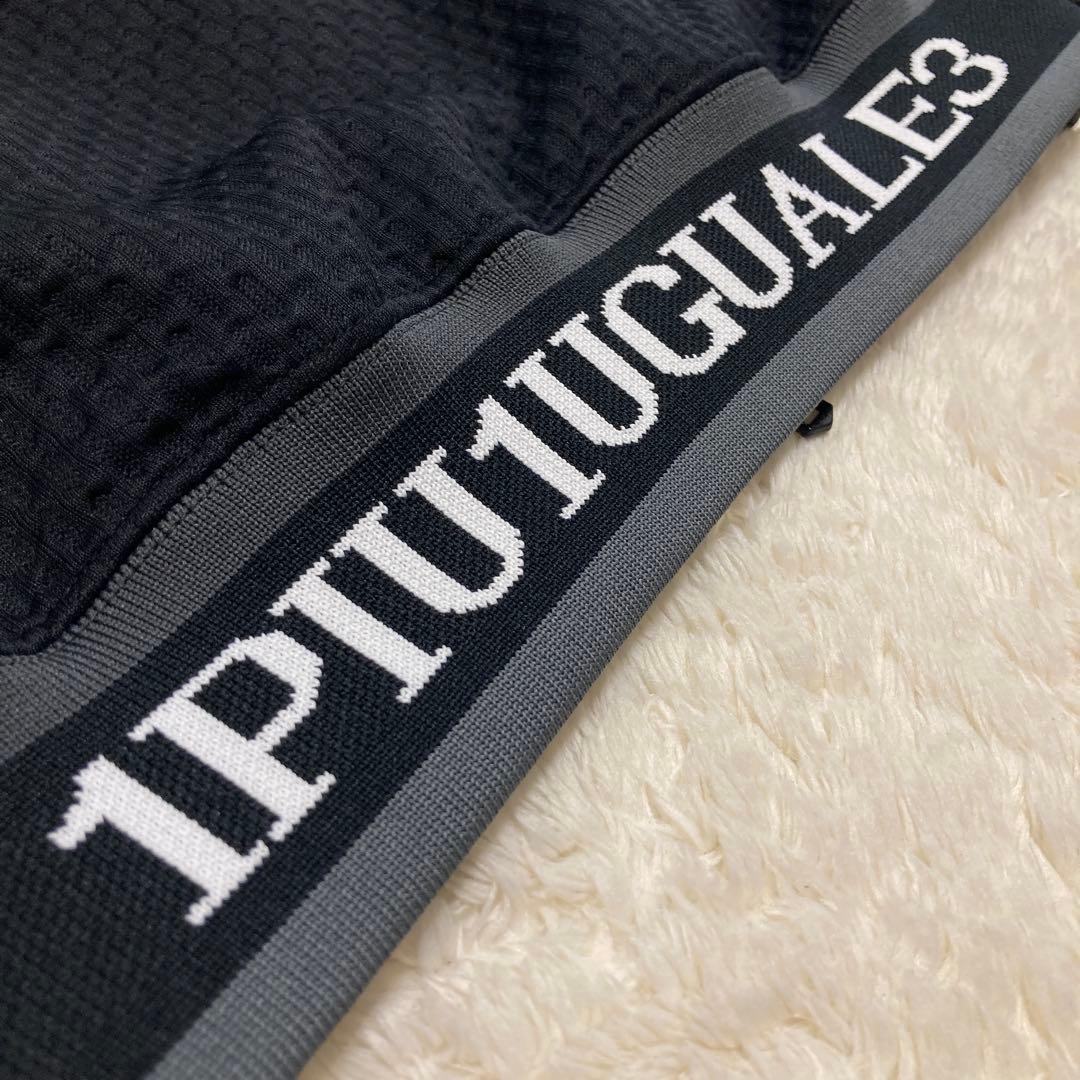 定価8.25万円　1PIUTUGUALE3 ジップアップフーディ　ブラック