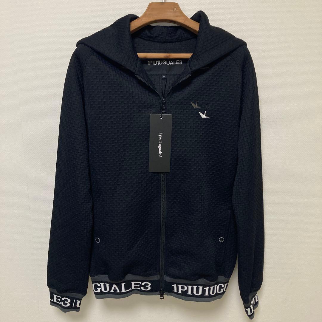 定価8.25万円　1PIUTUGUALE3 ジップアップフーディ　ブラック
