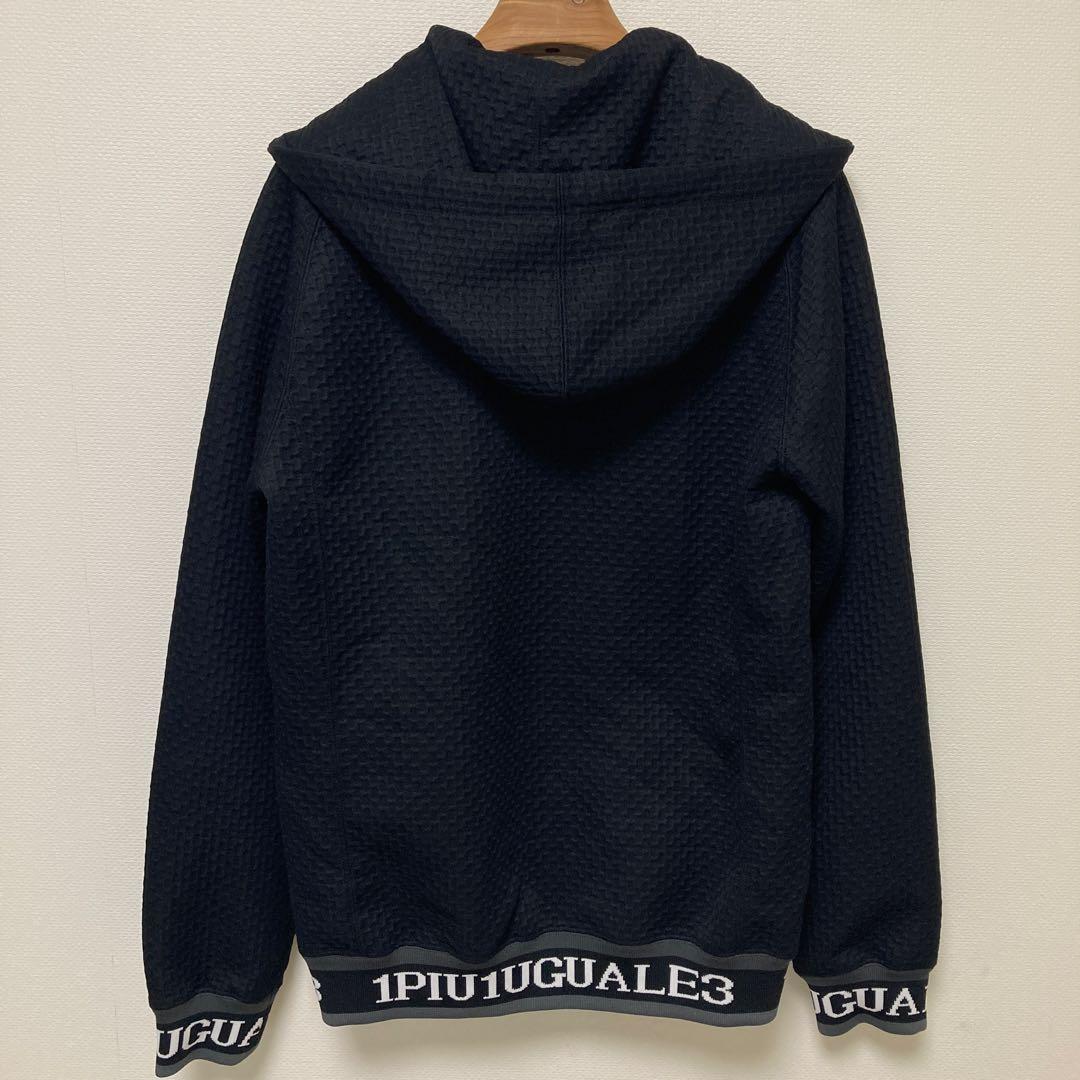 定価8.25万円　1PIUTUGUALE3 ジップアップフーディ　ブラック
