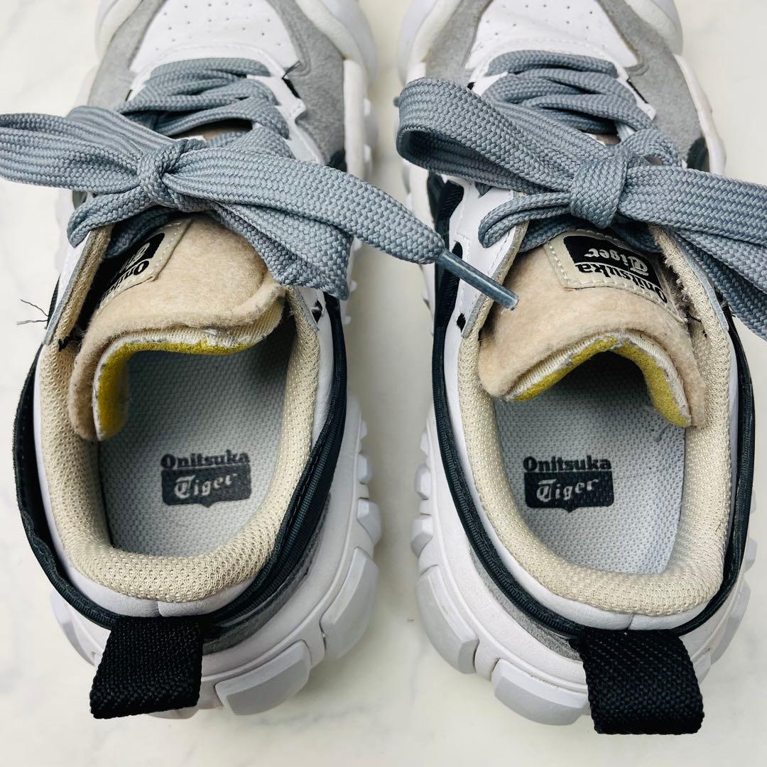 【名作】Onitsuka Tiger DENTIGRE 厚底 白 本革 23.5