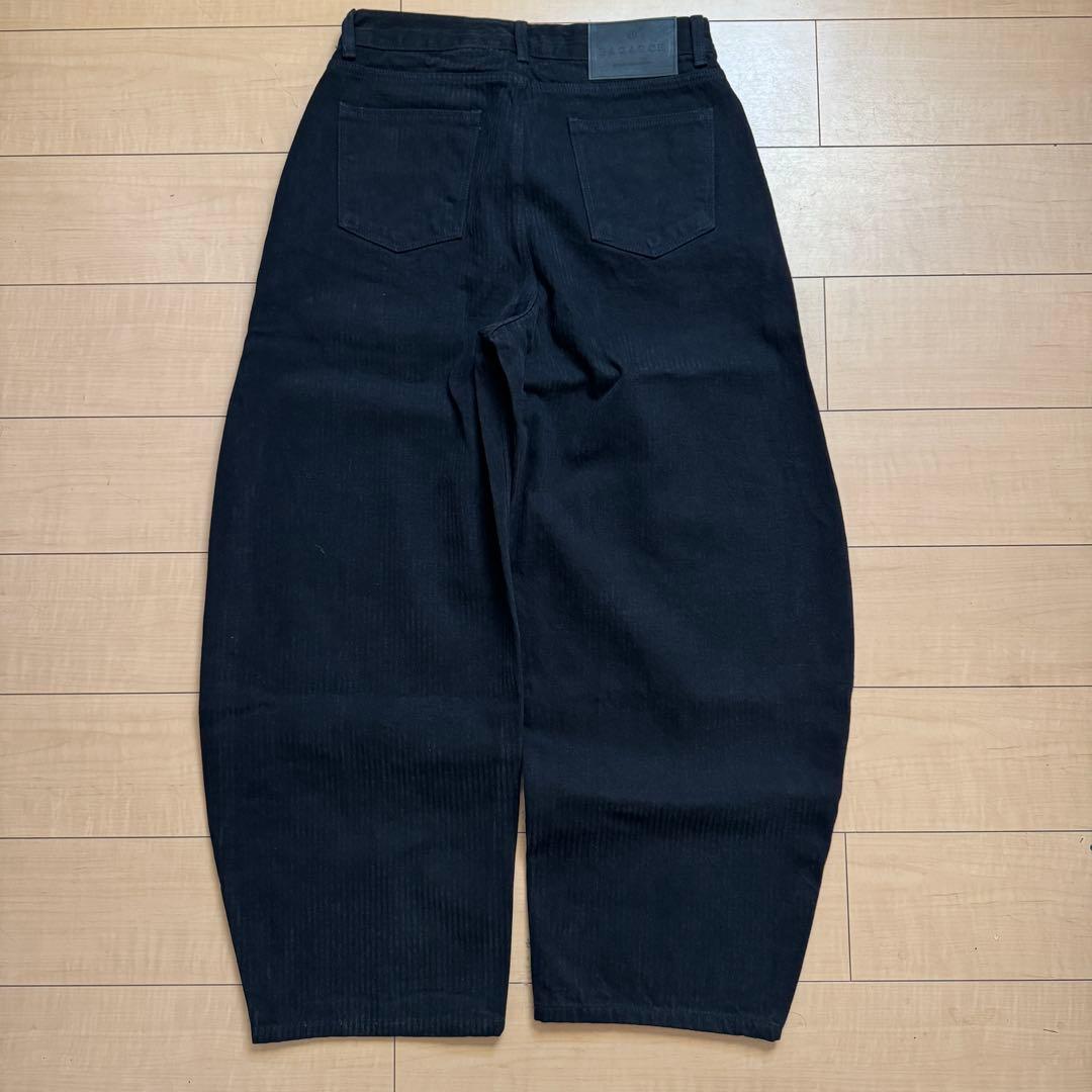 【BAGARCH】 HICKORY BLACK DENIM PANTS