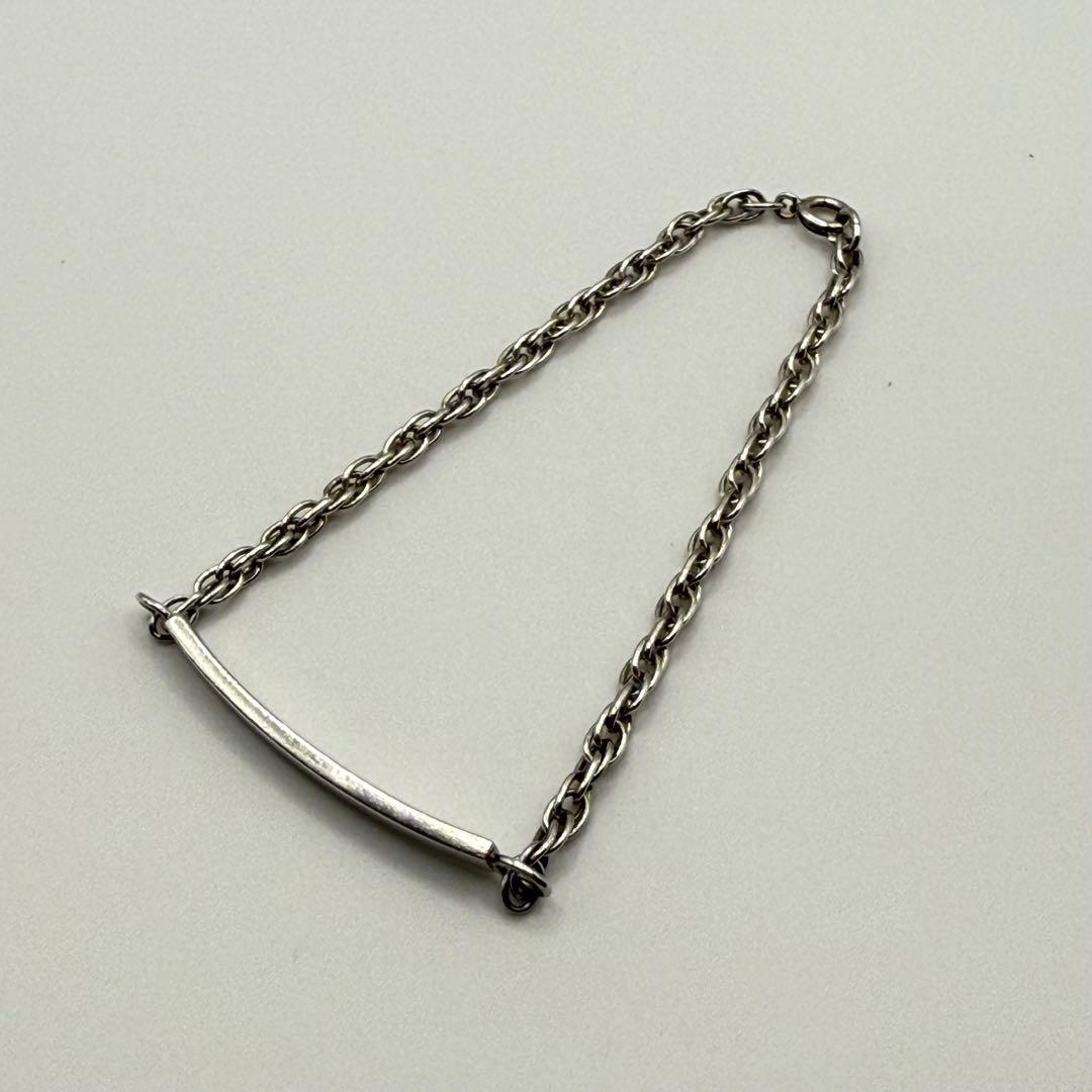 【訳あり品】 ティファニー ID プレート ブレスレット チェーン シルバー
