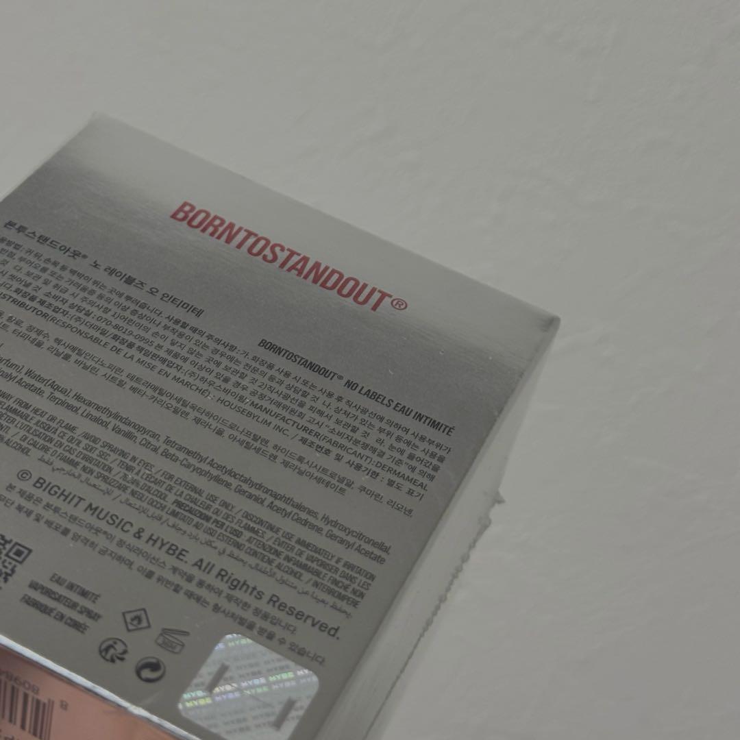 TXT ヨンジュン NO LABELS香水 コラボ BORNTOSTANDOUT