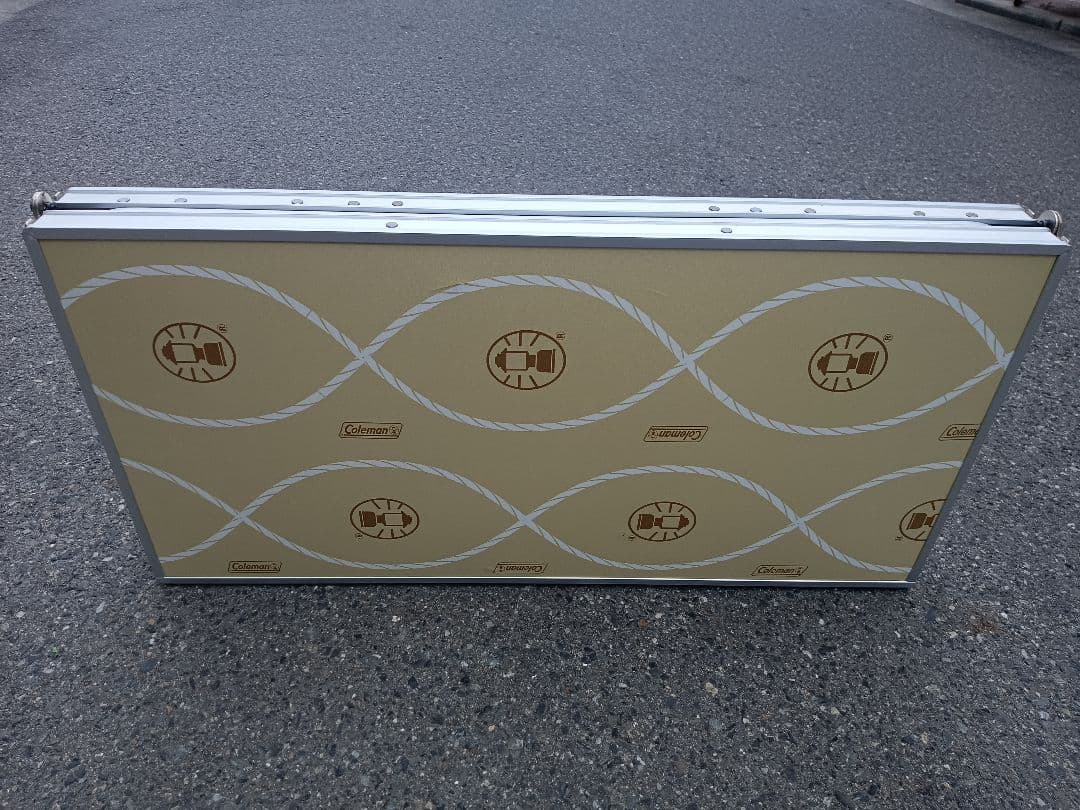 【Coleman】スリム四折テーブル 収納ケース付